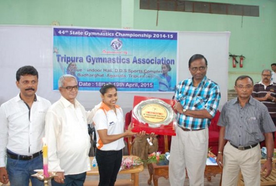 Tripura Gymnastic Association organizes 44th State level Gymnastics (Men and Women) Championship Tripura Gymnastic Association organizes 44th State level Gymnastics (Men and Women) Championship